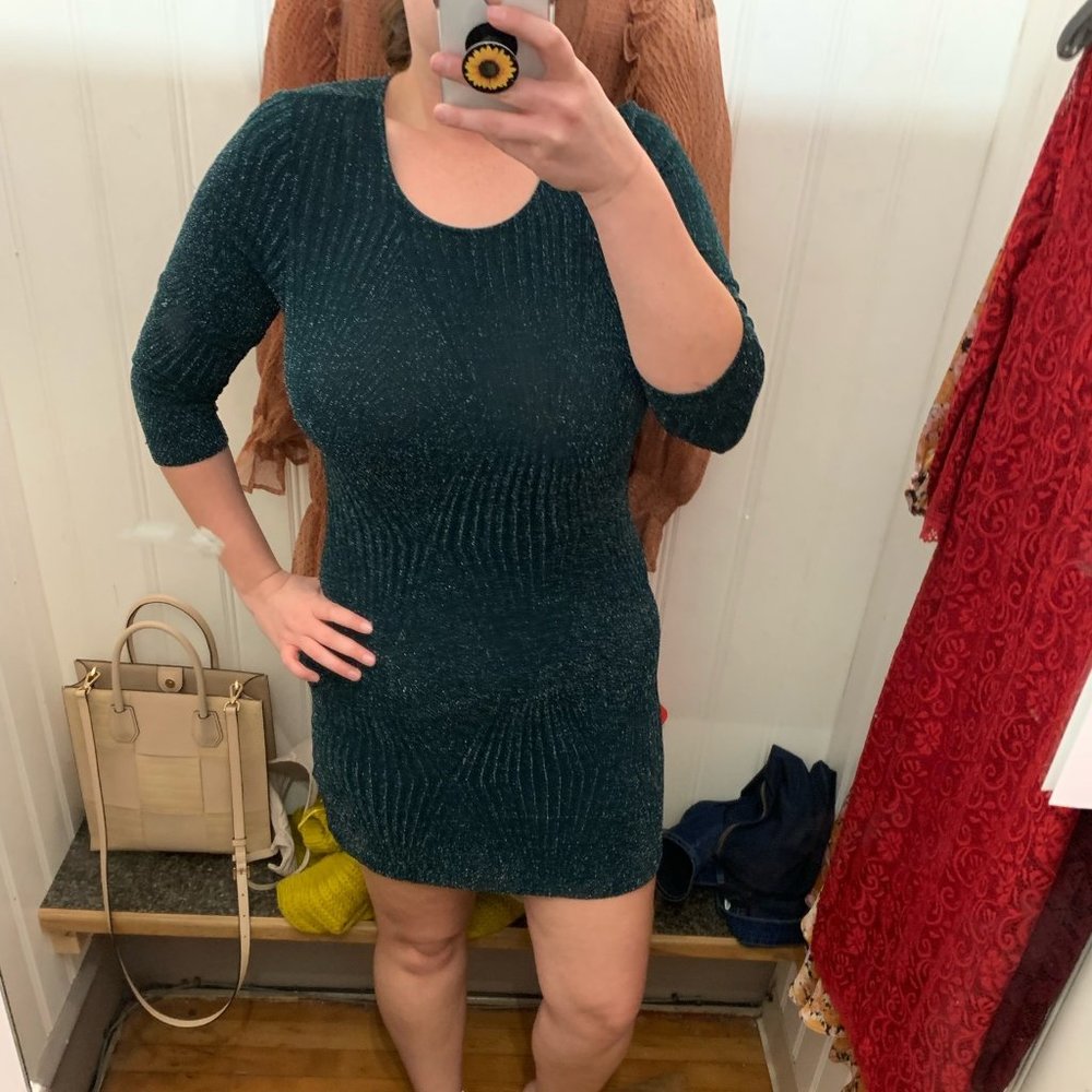 Green Sparkly Dress